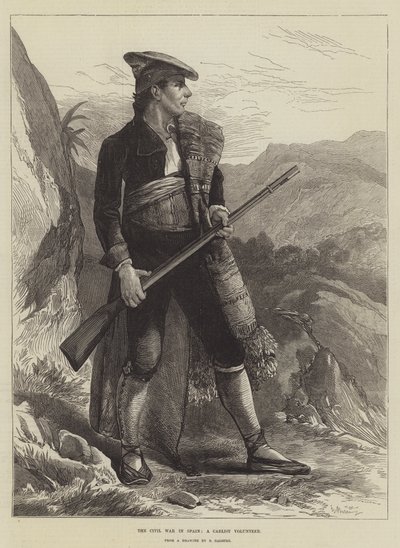 西班牙内战，Carlist志愿者 作者 何塞·加洛夫雷·科马